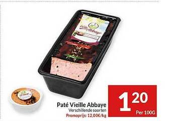 Intermarché Pate Vieille Abbaye 100g aanbieding