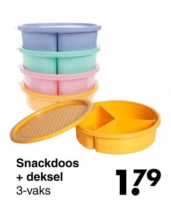 Wibra Snackdoos + deksel aanbieding