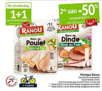 Intermarché Monique Ranou Charcuterie aanbieding