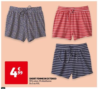Auchan Short Femme In Extenso aanbieding