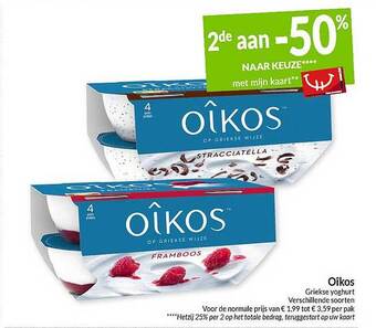 Intermarché Oikos Griekse Yoghurt aanbieding