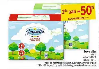 Intermarché Joyvalle Melk aanbieding