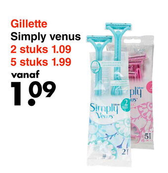 Gillette Simply venus
