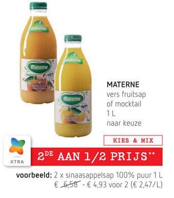 Spar Materne aanbieding