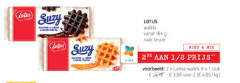 Spar Lotus wafels aanbieding
