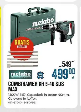 Combihamer Kh 5-40 Sds Max Metabo