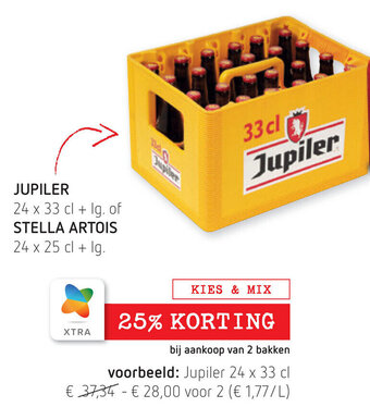 Spar Jupiler Stella Artois aanbieding