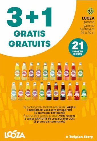 BelBev Looza gamma gamme Sortiment 24 x 20 cl aanbieding