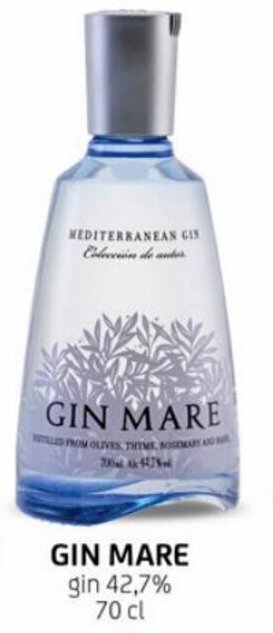 BelBev Gin Mare gin 42,7% 70 cl aanbieding