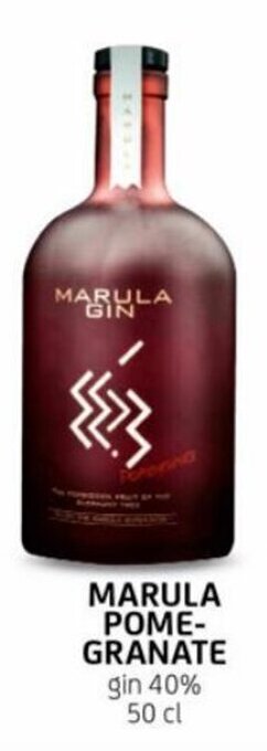 Marula Pome-Granate gin 40% 50 cl