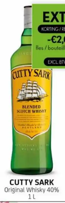 Cutty Sark Original Whisky 40% 1 L