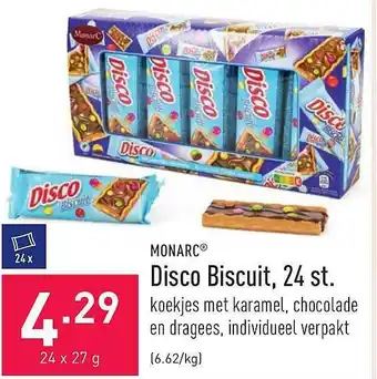 ALDI Monarc Disco Biscuit aanbieding