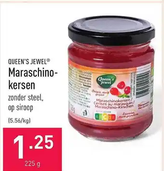 ALDI Queen's Jewel Maraschino-kersen aanbieding