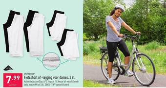 ALDI Fietsshort Of Legging Voor Dames, 2 St aanbieding