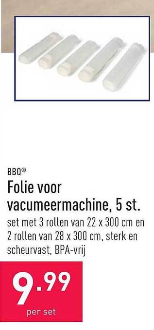 ALDI Folie Voor Vacumeermachine, 5 St aanbieding