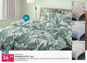 ALDI Dekbedovertrek Xxl, 2 Pers aanbieding