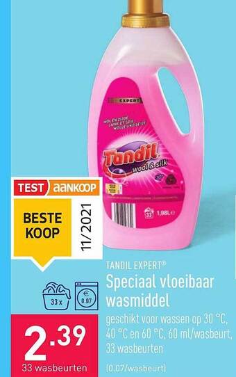 ALDI Speciaal Vloeibaar Wasmiddel aanbieding