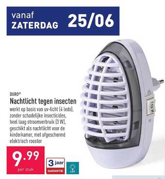ALDI Nachtlicht Tegen Insecten aanbieding