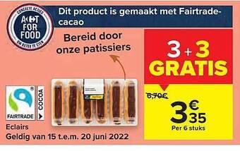 Carrefour Eclairs aanbieding
