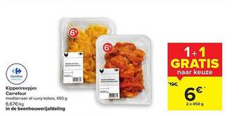 Carrefour Kippenreepjes aanbieding