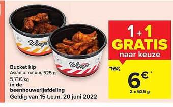 Carrefour Bucket Kip aanbieding