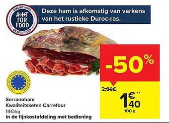 Carrefour Serranoham aanbieding