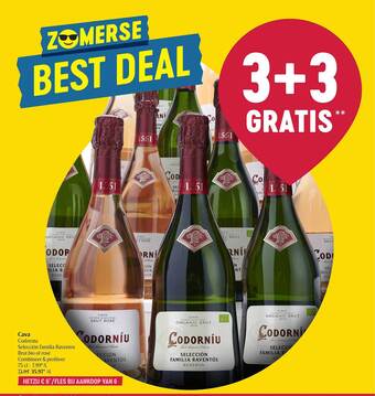 Delhaize Cava Codorniu aanbieding