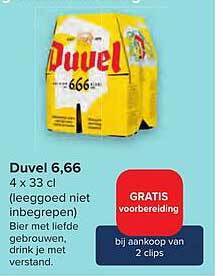 Carrefour Duvel 6,66 aanbieding