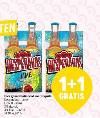 Delhaize Bier Gearomatiseerd Met Tequila aanbieding