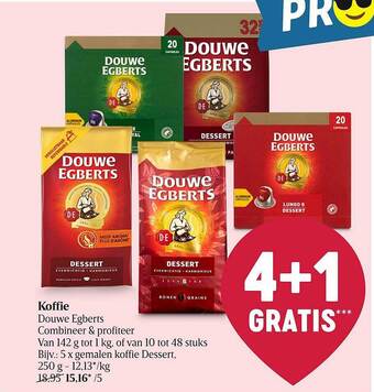 Delhaize Koffie Douwe Egberts aanbieding