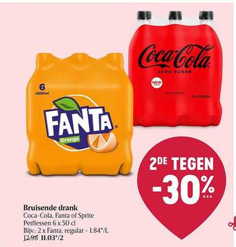 Delhaize Bruisende Drank aanbieding