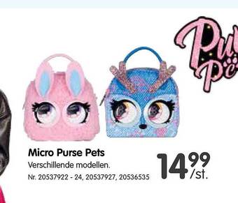 Micro Purse Pets