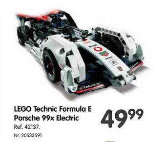 Fun Lego Technic Formula E Porsche 99x Electric aanbieding