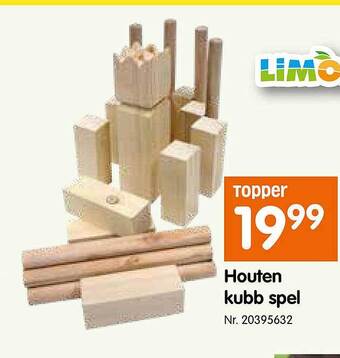 Fun Houten Kubb Spel aanbieding