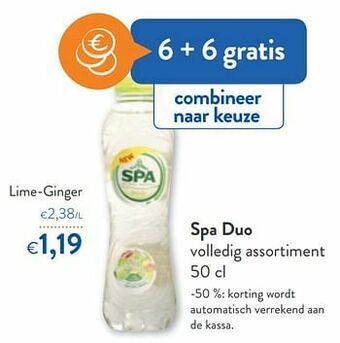 OKay Spa duo lime-ginger aanbieding