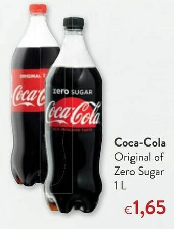 OKay Coca-cola original of zero sugar aanbieding