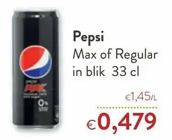 OKay Pepsi max of regular aanbieding