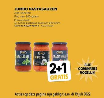 Jumbo Pastasauzen