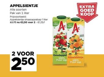Jumbo Appelsientje aanbieding