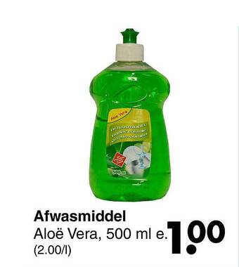 Wibra Afwasmiddel aanbieding