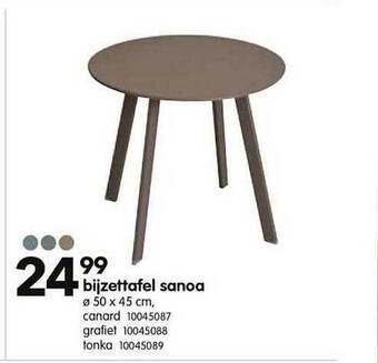 Yess Bijzettafel Sanoa aanbieding