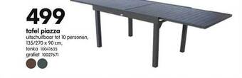Yess Tafel Piazza aanbieding
