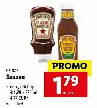 Lidl Sauzen curryketchup aanbieding
