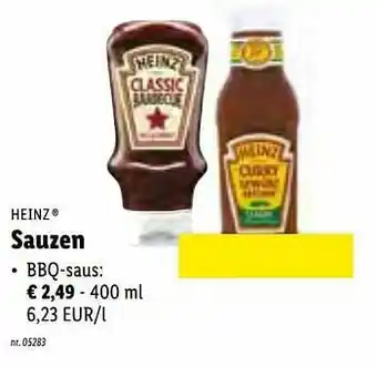 Lidl Sauzen bbq-saus aanbieding