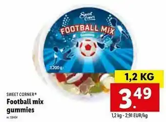 Lidl Football mix gummies aanbieding