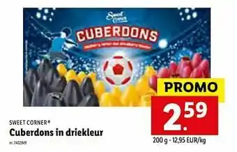 Lidl Cuberdons in driekleur aanbieding