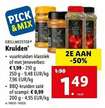 Lidl Kruiden aanbieding