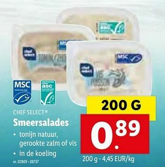 Lidl Smeersalades aanbieding