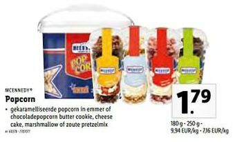 Lidl Popcorn aanbieding