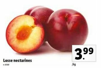 Lidl Losse nectarines aanbieding